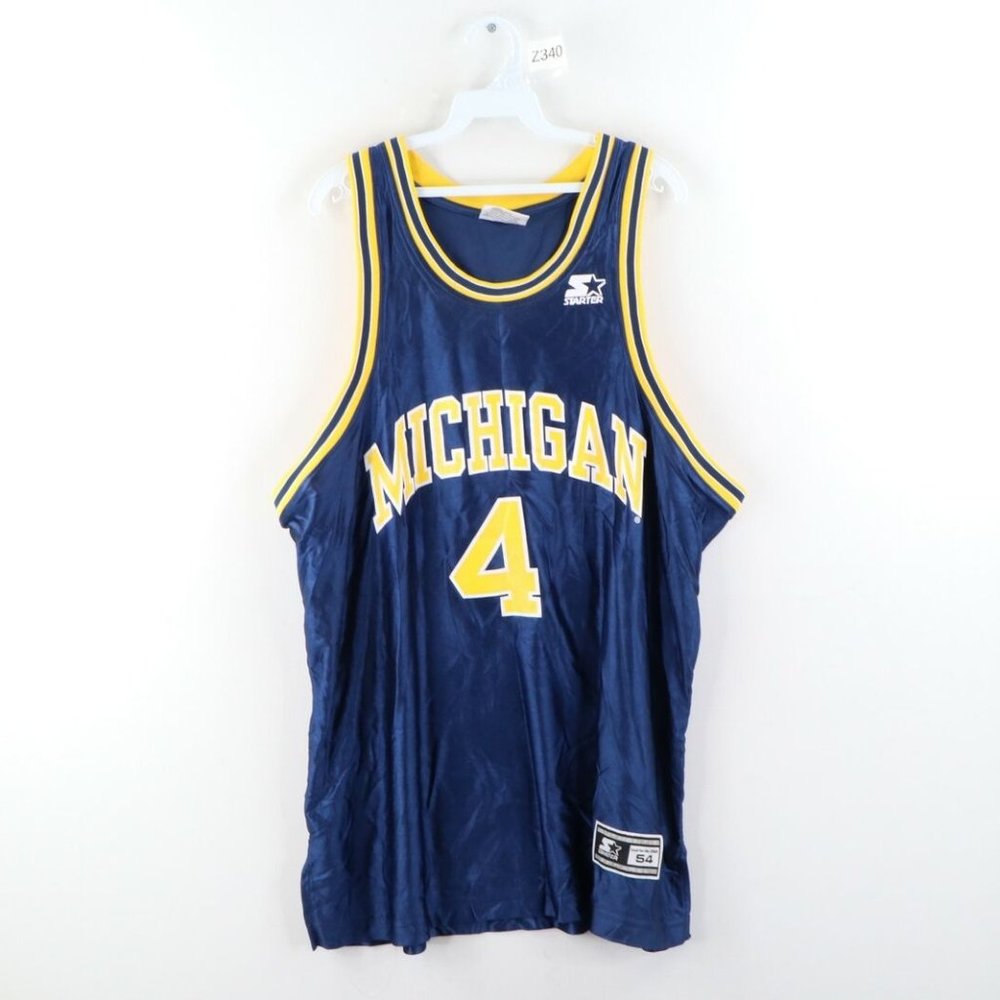 Starter University Of Michigan Chris Webber Jersey